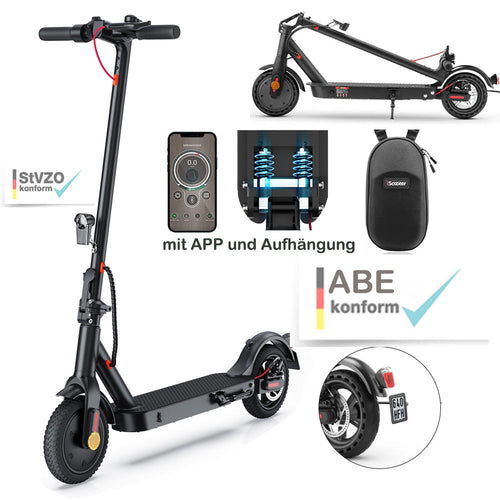 iScooter E-Scooter mit Straßenzulassung (ABE) – 20 km Reichweite, 350 W Motor